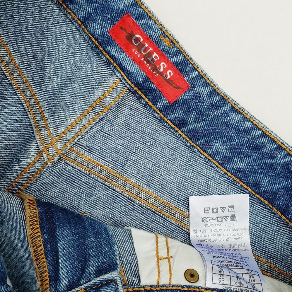 New GUESS Kiley High-Rise Jeans sz 27 -Medium wash - Picture 8 of 8